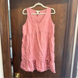 Cynthia Rowley  100% Linen Dress